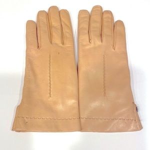 Leather Gloves Fur Inside